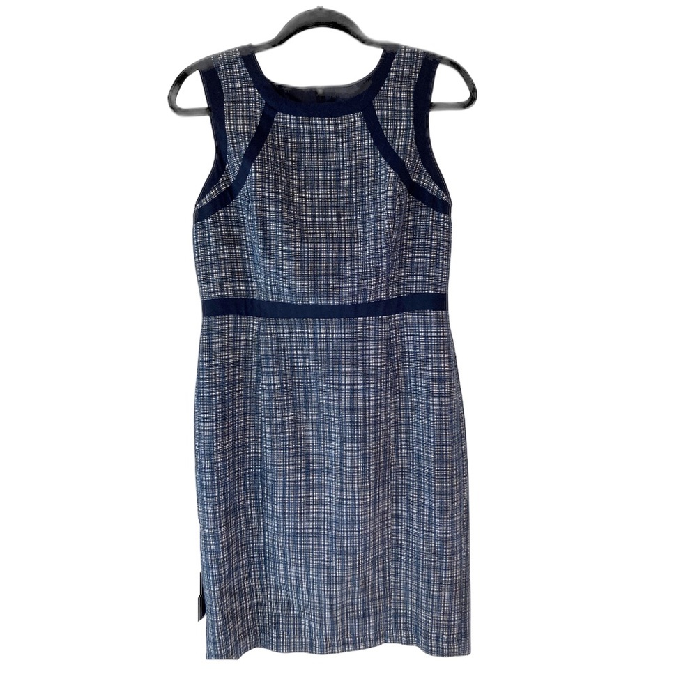 Talbots Navy Blue Sheath Dress Size 6